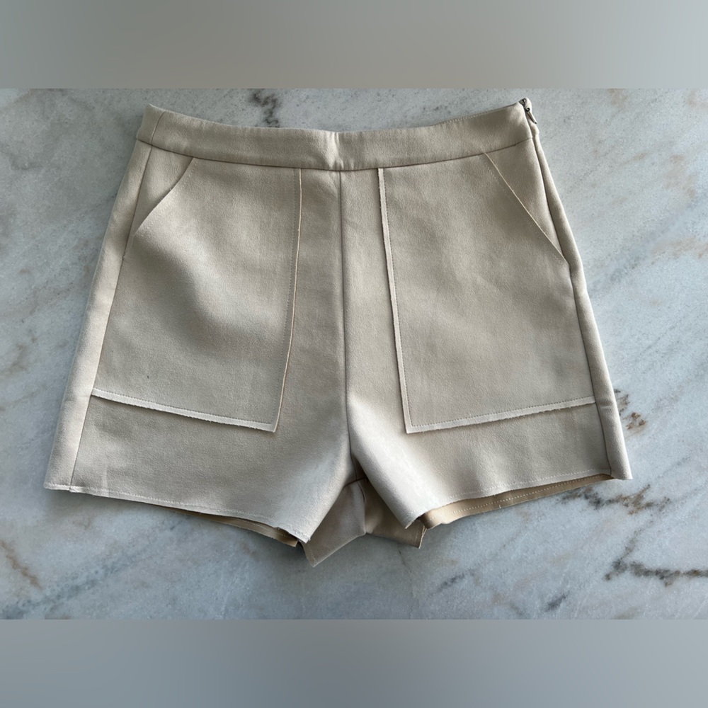 Women's cream shorts